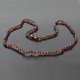 Amber natural necklace cherry small beads